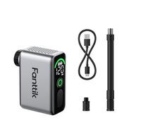 Fanttik X10 Ace Tiny Mini Pompe à vélo électrique, 8.28BAR, compacte, avec valves Presta et Schrader, gonflage Rapide et Portable pour vélos de Route