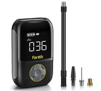 Fanttik X8 Mini compresseur à air portatif, Gonfleur Pneus Voiture Rechargeable, 10,3Bar / 150PSI Pompe a Velo avec lumière LED numérique pour Voitures, Vélos, Motos, Bicyclettes, Balles