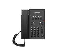 Fanvil H1 Noir, téléphone VoIP pour hôtel, voix HD, 100Mb/s PoE, bureau