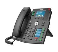 Fanvil X4U téléphone fixe Noir 12 lignes LCD Wifi