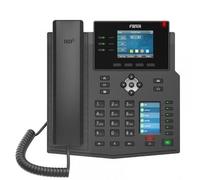 Fanvil X4U téléphone fixe Noir 12 lignes LCD Wifi