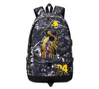 FANwenfeng Joueur de Basket-Ball Numéro 24 Ballon de Stockage Sac à Dos équipement de Sport dépositaire Multifonctionnel étudiant Cartable pour Hommes Femmes