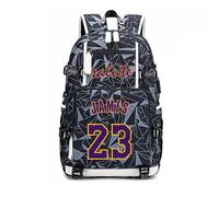 FANwenfeng Joueur de Basketball Numéro 23 Sac à Dos multifonction pour ordinateur portable Voyage étudiant Sac de Fans pour Hommes Femmes