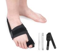 Fanwer Attelle Gros Orteil Cassé, Attelle pour Fracture du Gros Orteil pour Femme & Homme, avec 2 Plaques Métalliques Amovibles - Droit