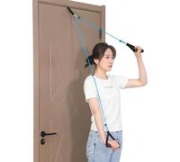 Fanwer Reeducation Epaule Poulie Porte, AVCE Confortables Poignées de Matériaux TPR，Poulies Multi-usages pour la des épaules au-Dessus de la Porte