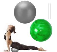 FANWINKJ Ballon Pilates 25 cm, Ballon Fitness Yoga Balle de Gym, Petit Swiss Ball Souple pour Exercices Abdominaux, Équilibre, Grossesse, Antidérapant, Léger