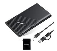 fanxiang 500 Go SSD Externe Portable, Jusqu'à 2000 Mo/s en Lecture, USB 3.2 Gen2x2 USB-C PSSD, Disque Dur SSD Portable pour iPhone 15/16, PS5/PS4(Pro), Xbox, OTG, PC, Smart TV - PS2000W