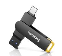 fanxiang Clé USB 128Go, Clé USB 3.2, Clé USB avec Vitesse de Lecture jusqu'à 220 Mo/s, Clé USB en métal pour PC, Ordinateur Portable, Ordinateur, Voiture, TV