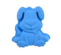 Fanxizibusi Moule Gommeux Chocolat Chien, Moules Cuisson Silicone Chiot Forme D'Animal Mignon, Pour Faire Glace Motifs Chiot, Biscuits, Bonbons, Chocolat, Savons, Gâteaux, Pain, Gelée, Pudding (Bleu)