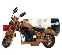 FanXus Casier à vin, Supports en Bois Faits à la Main Support de Moto Accessoires de Barre de Cuisine Porte-Bouteille Décor Présentoir Made in China