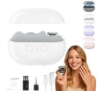 Fanyil/Pubyfun/Glosrity Easyclip Smart Nail Clipper, 2025 New Multi-Function Electric Nail Clippers with Polishing, 2 Speeds Automatic Nail Trimmer with LED Light & Nails Scraps Storage(White)