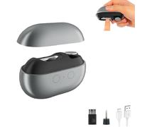 Fanyil/Pubyfun/Glosrity Easyclip Smart Nail Clipper, coupe-ongles automatique à 2 vitesses avec lumière LED et rangement pour les rognures, pour adultes et seniors (Noir)