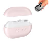 Fanyil/Pubyfun/Glosrity Easyclip Smart Nail Clipper, coupe-ongles et polissoir avec lumière LED et rangement pour bébés, enfants, adultes et seniors (Rose)