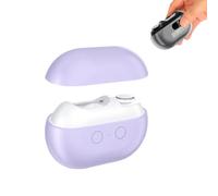 Fanyil/Pubyfun/Glosrity Easyclip Smart Nail Clipper, coupe-ongles et polissoir avec lumière LED et rangement pour bébés, enfants, adultes et seniors (Violet)