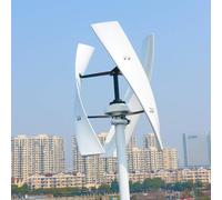 FANYING Éolienne magnétique Verticale silencieuse 5000 W 3 pales pour Maison Verticale 12 V 24 V Kit Complet d'éolienne à autoconsommation, pour terrasse, Marine, Bateau,24V