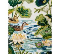 FanZheZhe canevas kit complet adulte debutant demi point de croix fleur 11ct40x50cm 11CT adulte kit canevas complet avec fils DIY Œuvres D'art Faites à La Main pour Adultes Débutants