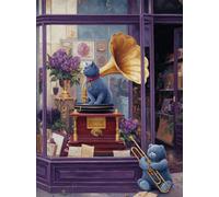 FanZheZhe kit broderie point de croix estampé Vitrine 11ct40x50cm adulte kit canevas complet avec fils DIY Œuvres D'art Faites à La Main pour Adultes Débutants