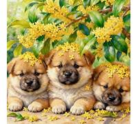 FanZheZhe point de croix kit complet adulte Chien 11ct40x50cm adulte kit canevas complet avec fils DIY Œuvres D'art Faites à La Main pour Adultes Débutants