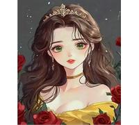 FanZheZhe Point De Croix Kit De Broderie,Diy Broderie À La Main Compté Adultes Debutant Starter Complet Kit,11Ct40X50Cm Fille De Bd