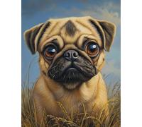 FanZheZhe Point De Croix Kit De Broderie,Diy Broderie À La Main Compté Adultes Debutant Starter Complet Kit,11Ct50X70Cm Carlin