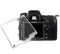 FANZR Lot de 2 coques de protection d'écran LCD pour appareil photo Nikon D200 SLR Transparent ABS Remplace BM-6