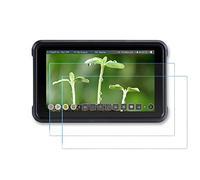 FANZR Lot de 2 films de protection d'écran en verre trempé anti-rayures pour écran Atomos Ninja V 5" Dureté 9H 0,3 mm