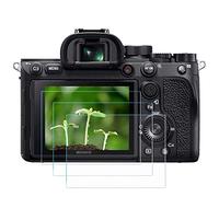 FANZR Lot de 3 films de protection d'écran en verre trempé pour appareil photo Sony A7RIV A7RIII A7RII A7III RX100 0,3 mm Dureté 9H Anti-traces de doigts
