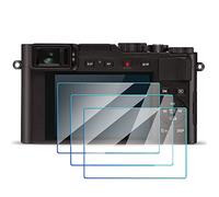 FANZR Lot de 3 protecteurs d'écran en verre trempé anti-rayures pour appareil photo compact Leica D-Lux 7 0,3 mm Dureté 9H