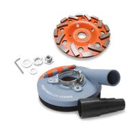 FANZWORK Meule diamantée 125 mm avec carter d'aspiration universel pour meuleuse d'angle