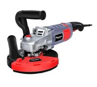 FANZWORK Ponceuse à Béton 180mm Fraiseuse à Béton Set avec Meuleuse Diamantée et capot d'aspiration (2000W/180mm)