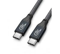 Faodzc Câble USBCtoUSBCVideoDisplay de 3 m, 240 W 20 Gbit/s extra long, câble de moniteur de type C, charge rapide tressée 4K @ 144 Hz/8K pour MacBook Pro, iPhone 16/15, casques VR et configurations