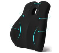 FAOKZE Coussin de Soutien Lombaire Ergonomique, Support Dorsal en Mousse à mémoire de Forme pour Chaise de Bureau et canapé, Coussins lombaires pour Une Position Assise Confortable