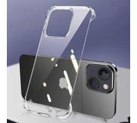 FAOMSEBS Coque pour iPhone 15 Plus fine sans bordure (sensation de métal nu) [ultra fine comme aucune couverture] Dissipation rapide de la chaleur pour iPhone 15 Plus, coque résistante aux chocs de