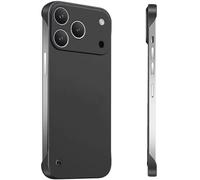 FAOMSEBS Coque pour iPhone 17 Pro sans bordure fine (sensation de métal nu) [ultra fine comme aucune couverture] Coque de refroidissement à dissipation rapide de la chaleur pour iPhone 17 Pro, coque