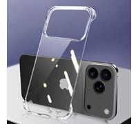 FAOMSEBS Coque pour iPhone 17 Pro sans bordure fine (sensation de métal nu) [ultra fine comme aucune couverture] - Dissipation rapide de la chaleur pour iPhone 17 Pro - Coque résistante aux chocs de