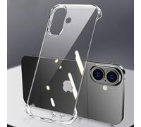 FAOMSEBS Coque pour iPhone 17, sans bordure, toucher métal nu, ultra fine comme aucune couverture, dissipation rapide de la chaleur pour iPhone 17, coque résistante aux chocs de 6,3" 2025