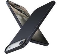 FAOMSEBS Coque pour iPhone Air, coque mate ultra fine noire | Ultra mince comme sans étui, coupe ajustée, prise en main légère, polycarbonate rigide mat, lisse, bords surélevés pour le