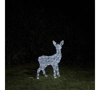 Faon de Noël Lumineux à Piles et à LED Bicolores Swinsty