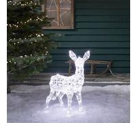 Faon de Noël Lumineux en Acrylique Swinsty à LED Bicolore