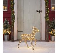 Faon Lumineux en Rotin Studley à LED Bicolore