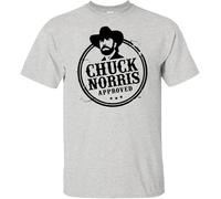 FAOPV Chuck Norris Approved Logo Martial Arts Action TV T-Shirt Funny Colour37 XL