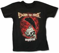 FAOPV Escape The Fate Ungrateful Black T Shirt Band Merch XL