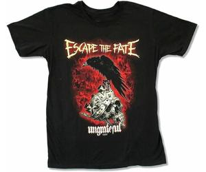 FAOPV Escape The Fate Ungrateful Black T Shirt Band Merch XL