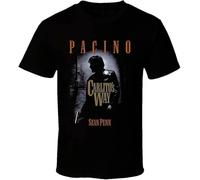 FAOPV GUDU Carlito's Way Pachino Retro Gangster Movie T Shirt Black S
