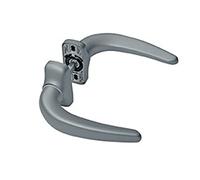 FAPIM GAU05102 Béquille Double Horus Carré 8 mm-Gris 9006-2051I_G5