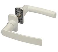 FAPIM GAU05186 Béquille Double Hera Carré de 8-Profil 40 à 55 mm-Blanc 9016-2041_QX