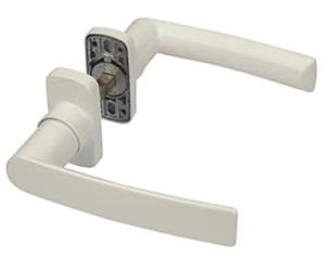 FAPIM GAU05186 Béquille Double Hera Carré de 8-Profil 40 à 55 mm-Blanc 9016-2041_QX