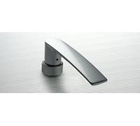 FAPIM GAU05A06 Béquille Iris-pour poignée de fenêtre avec mécanisme 0520-Entraxe 21,5 mm-0500A_NJ-INOX