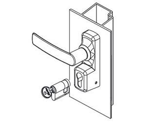 FAPIM GAU08266 Manoeuvre extérieur Oltre démontable Blanc 9010 livré sans cylindre-8568BS_32