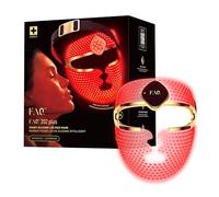 FAQ 202 Plus Masque Visage LED Avancé 8 Couleurs - Lumière Rouge & Proche Infrarouge - Masque LED Sans Fil pour Éclat - 634 Points Lumineux - Couverture Totale Soin Visage